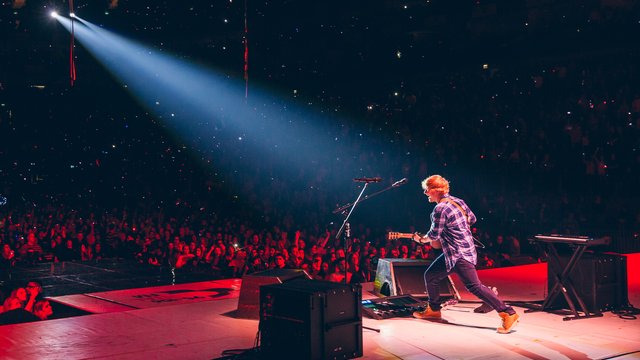 Ed Sheeran at the Jingle Bell Ball 2017