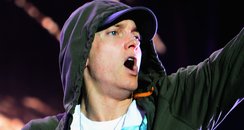 Eminem performs at Lollaplooza