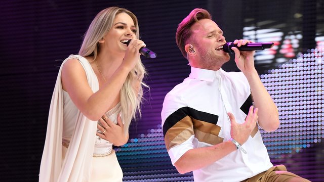 Louisa Johnson and Olly Murs Summertime Ball 2017