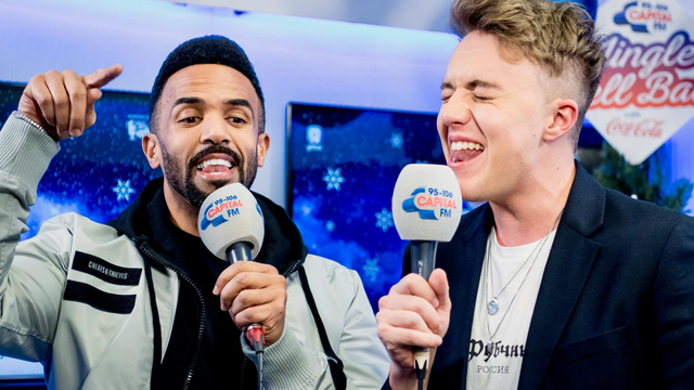 Craig David with Roman Kemp