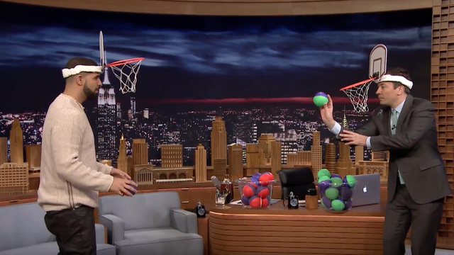 Drake Jimmy Fallon Faceketball