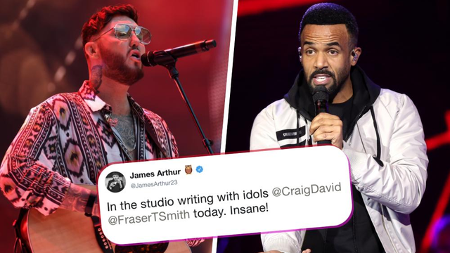 James Arthur Craig David Twitter