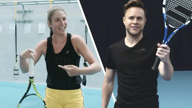 Johanna Konta vs Olly Murs Accuracy Challenge