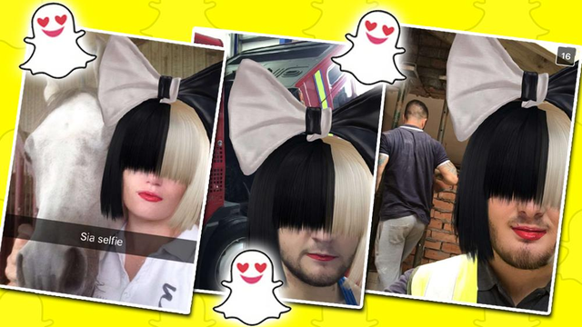 Sia Snapchat Filter